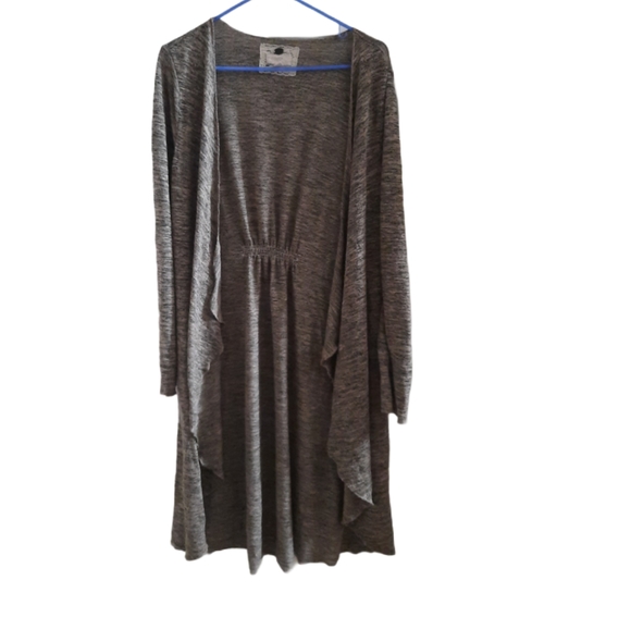 Cupio Sweaters - CUPIO Cascade Open Front Duster Cardigan L